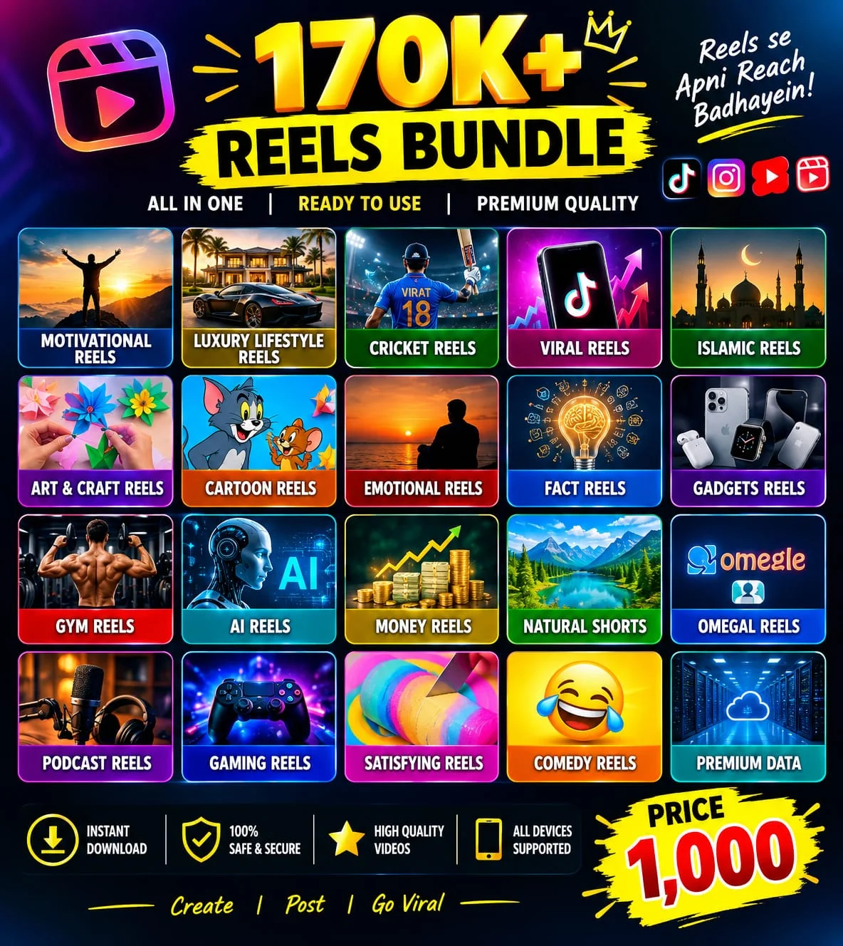 170K+ Reels Bundle 170K+ Reels Bundle