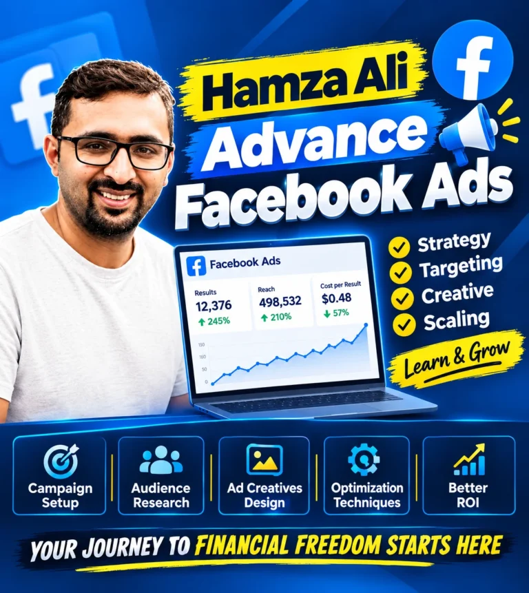 Advance Facebook Ads Course by Hamza Ali