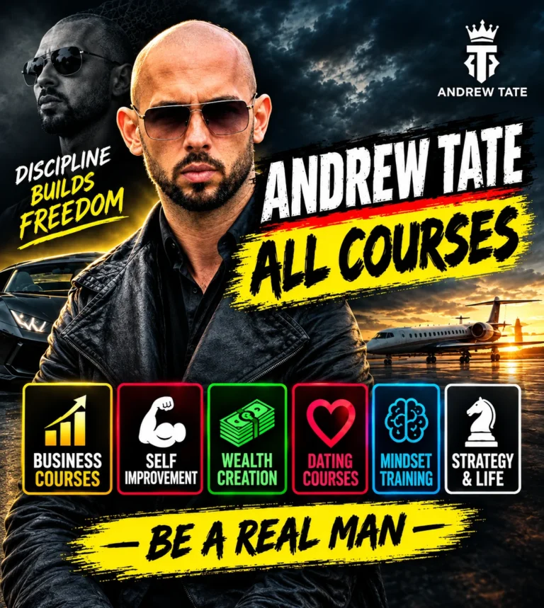 Andrew Tate All Courses Bundle – Complete Self-Improvement & Business Training