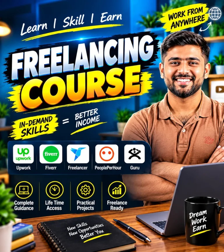 Fiverr Freelancing Course by Kashif Majeed