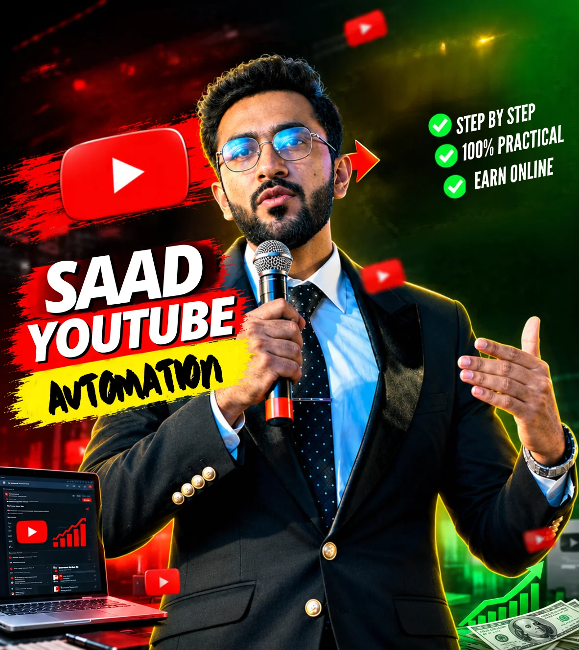 Saad YouTube Automation Course Saad YouTube Automation Course