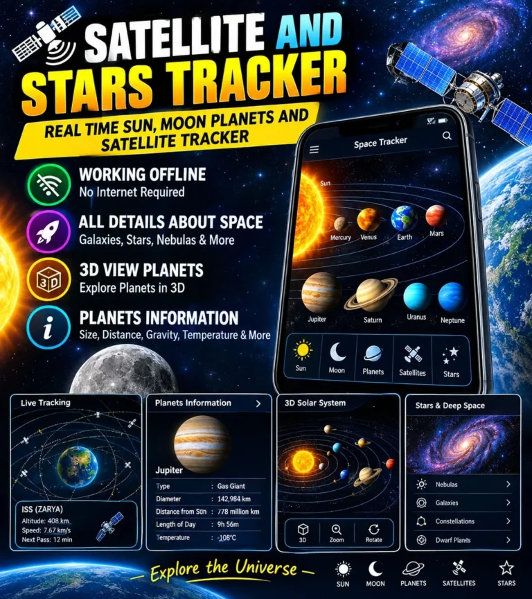 Satellite and Stars Tracker