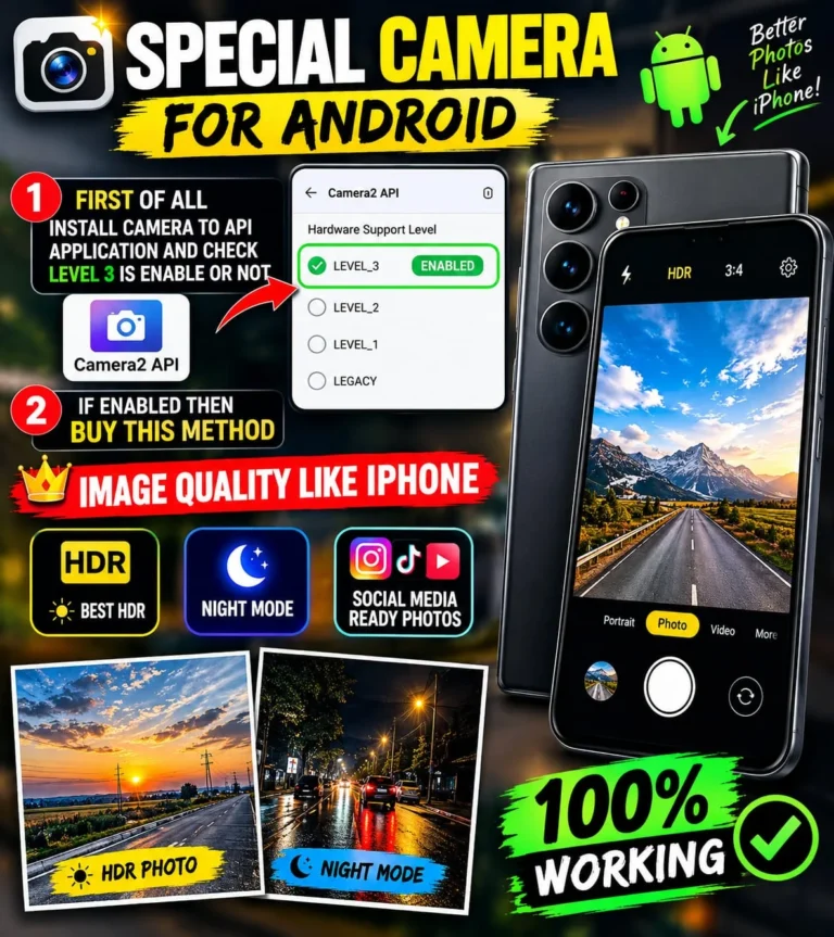 Special Camera for Android – iPhone Jaisi Photo Quality