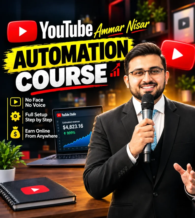YouTube Automation Course by Ammar Nisar