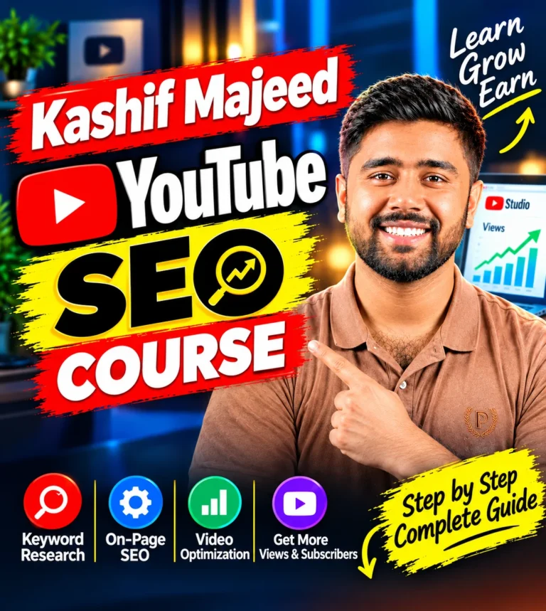 YouTube SEO Masterclass by Kashif Majeed